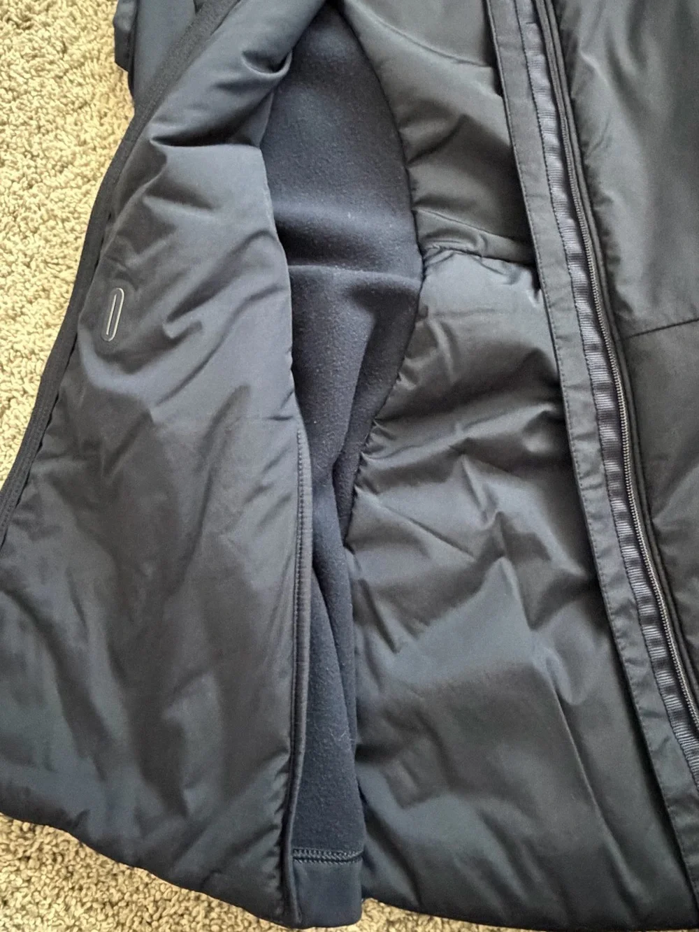 Lululemon Running vest sz 6 navy blue